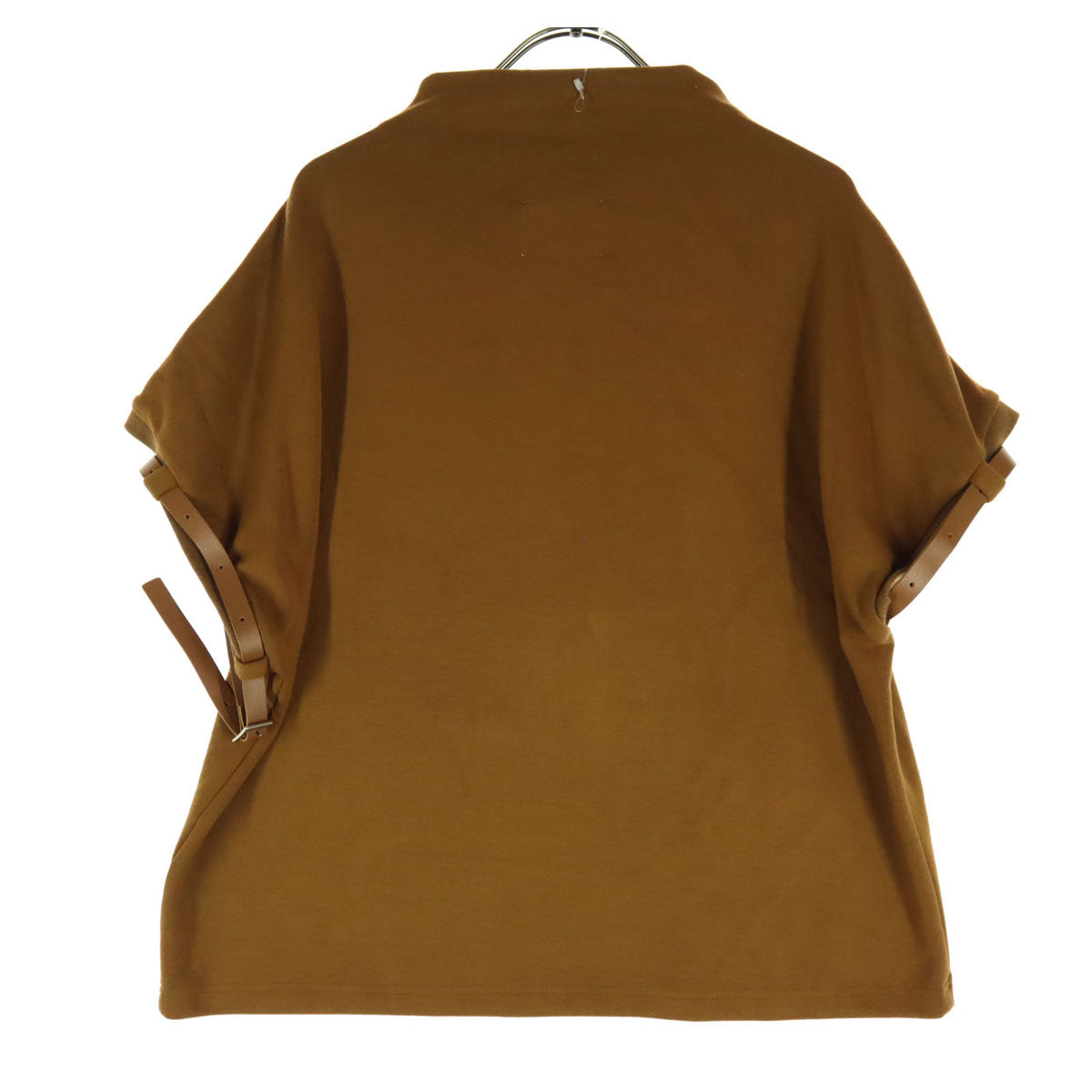 AMERI UNDRESSED アメリ 半袖 Tシャツ F ブラウン 袖ベルト付き レディース