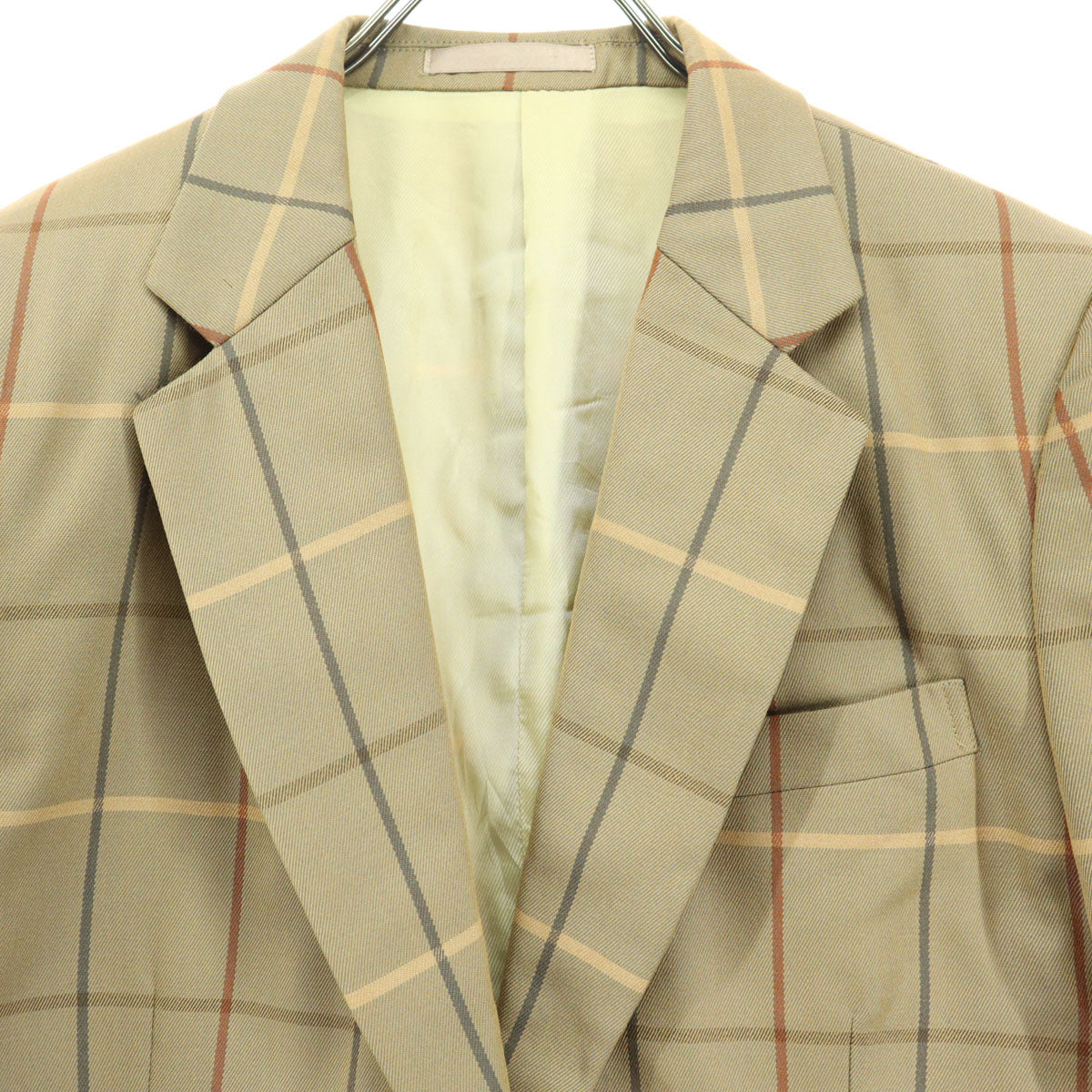 Burberrys バーバリーズ 90s オールド チェック 長袖 金ボタン ブレザー ブラウン レディース