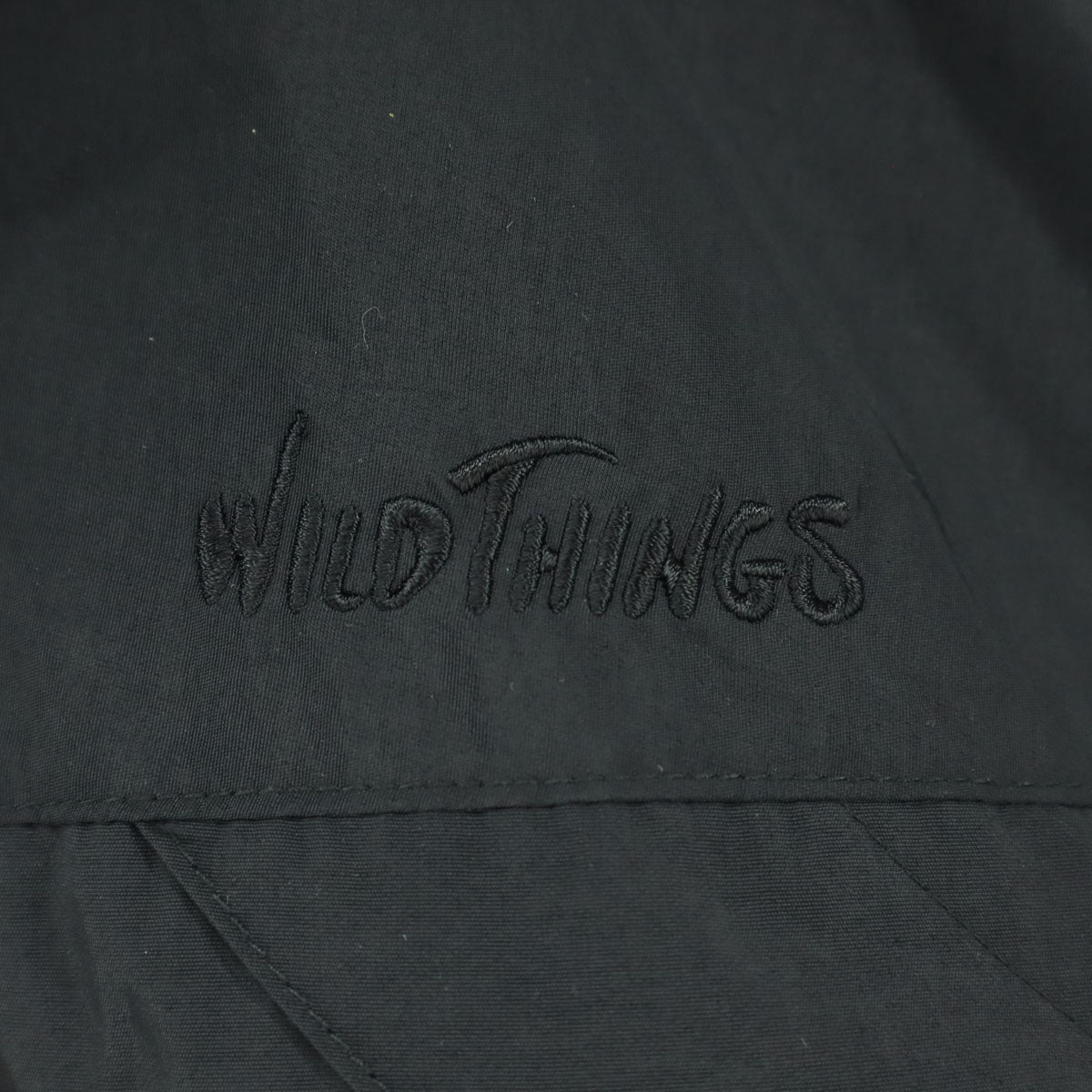 美品 WILDTHINGS ワイルドシングス 長袖 裾、ウエスト調整紐付き マウンテンパーカー M ブラック レディース