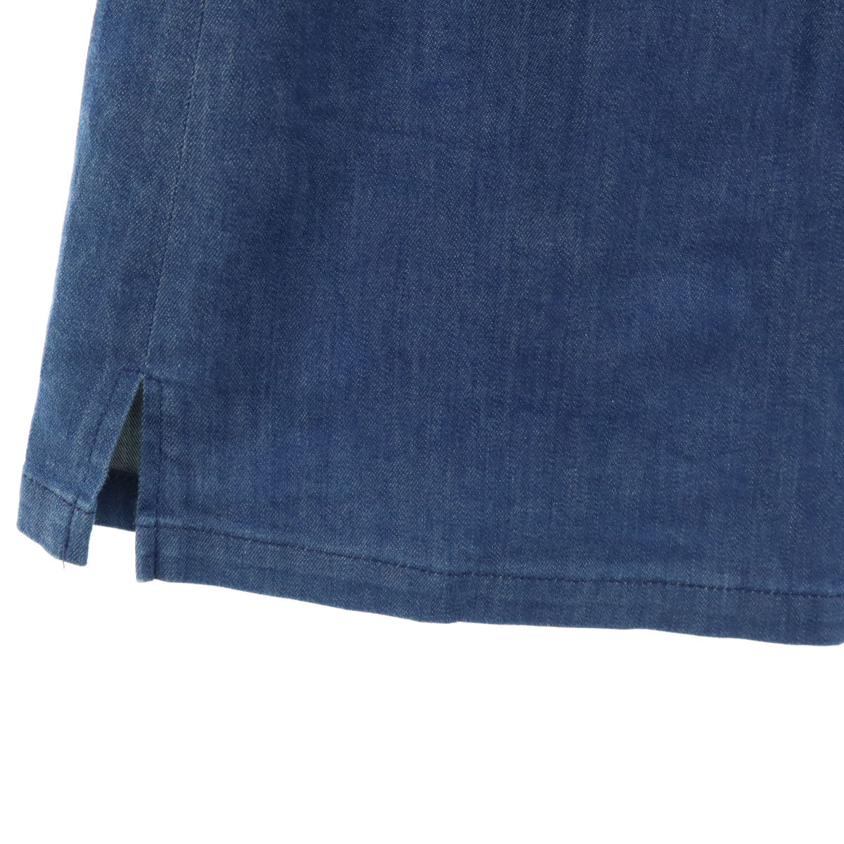 美品 Lisiere リジエール 日本製 7分袖 カットソー 36 ブルー レディース