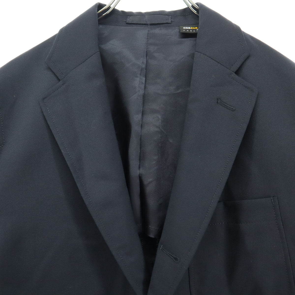 美品 BEAMS PLUS ビームスプラス 長袖 コーデュラナイロン 金ボタン ブレザー M ブラック メンズ