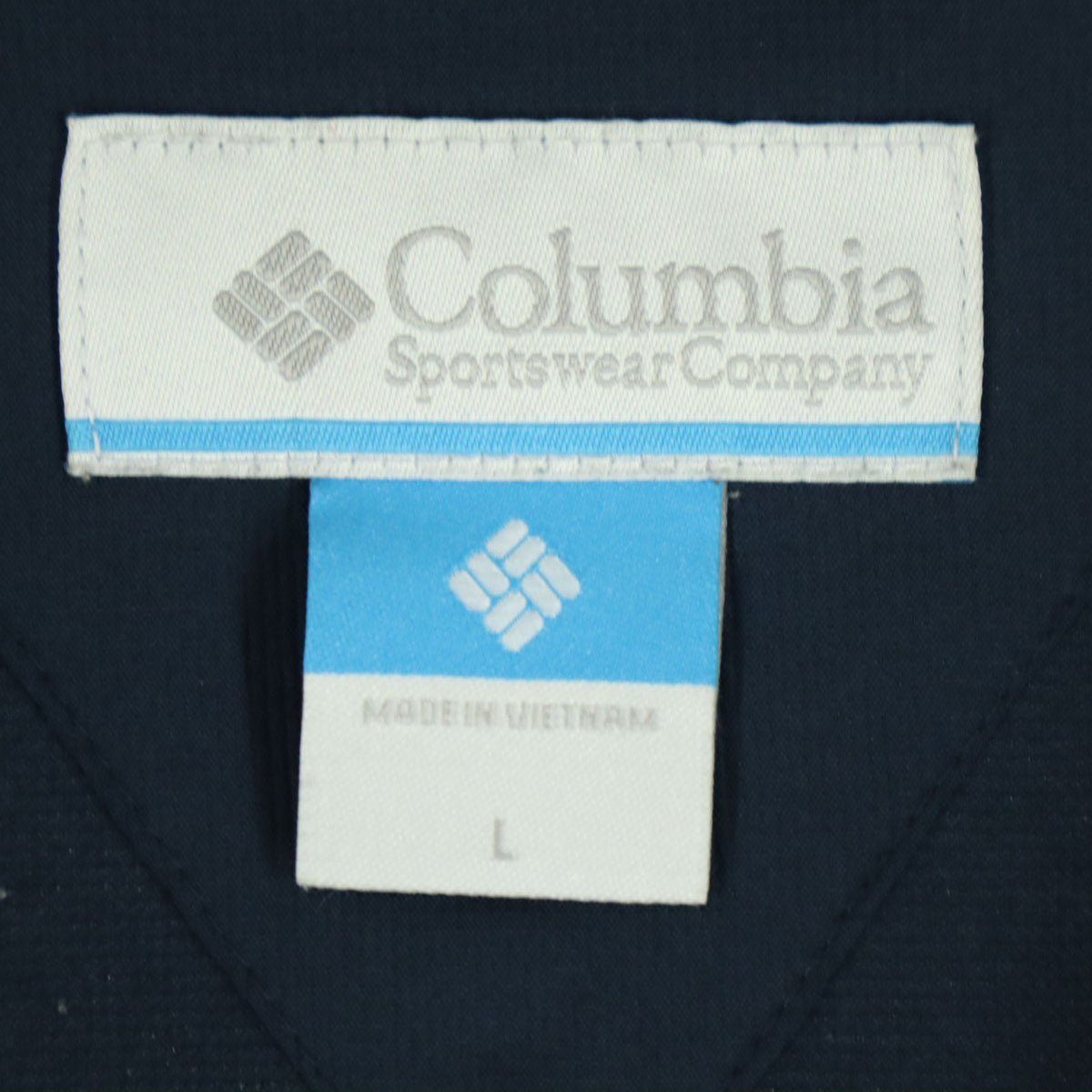 Columbia コロンビア 長袖 ジップパーカー L ネイビー レディース