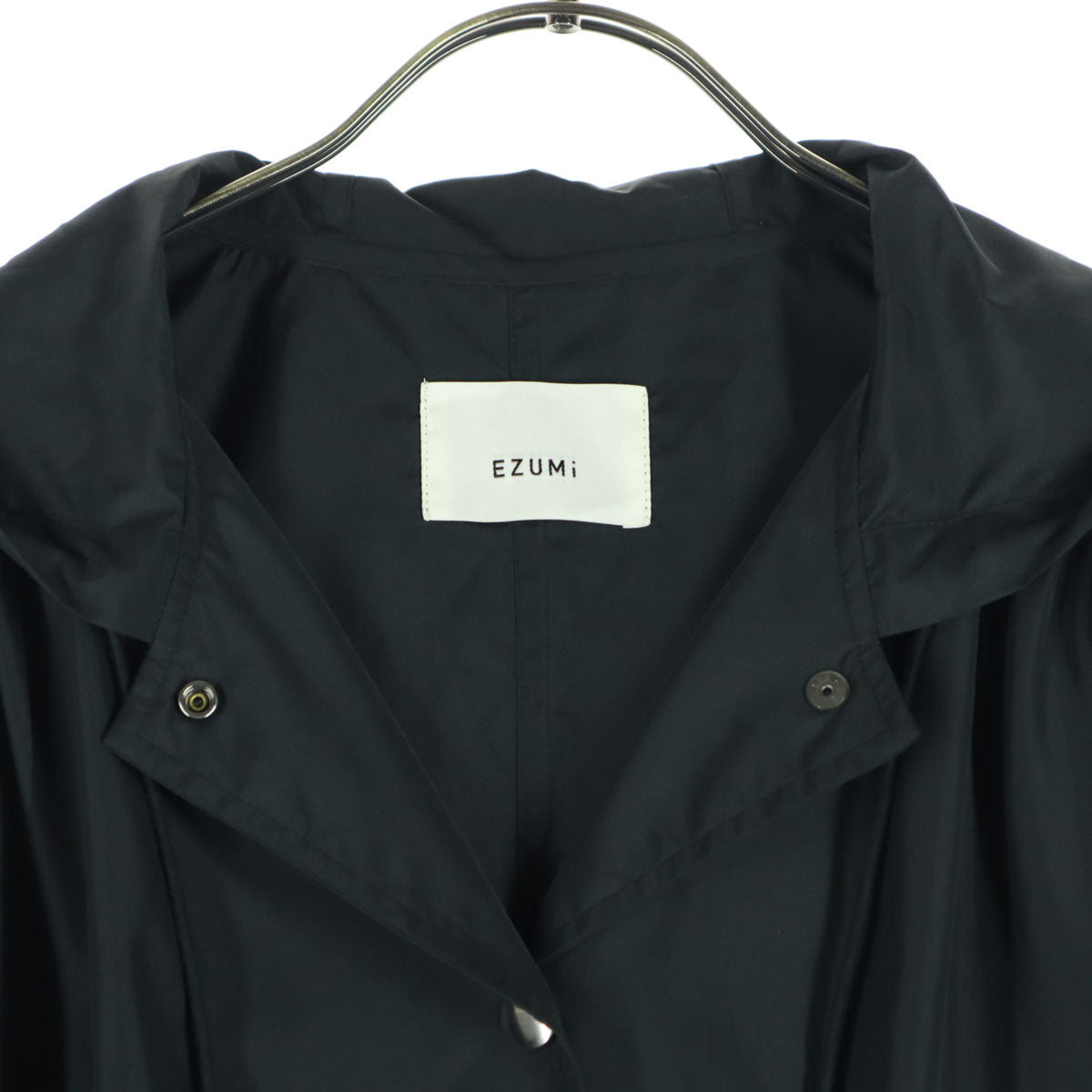 美品 EZUMi エズミ 日本製 長袖 モッズコート S ブラック レディース