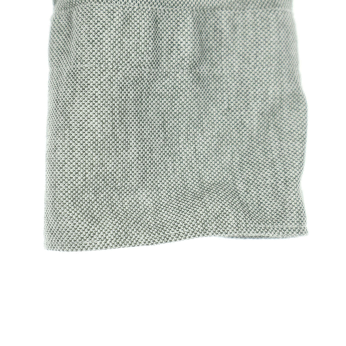 美品 Finamore フィナモレ イタリア製 長袖 コットンシャツ 16/41 グレー系 メンズ