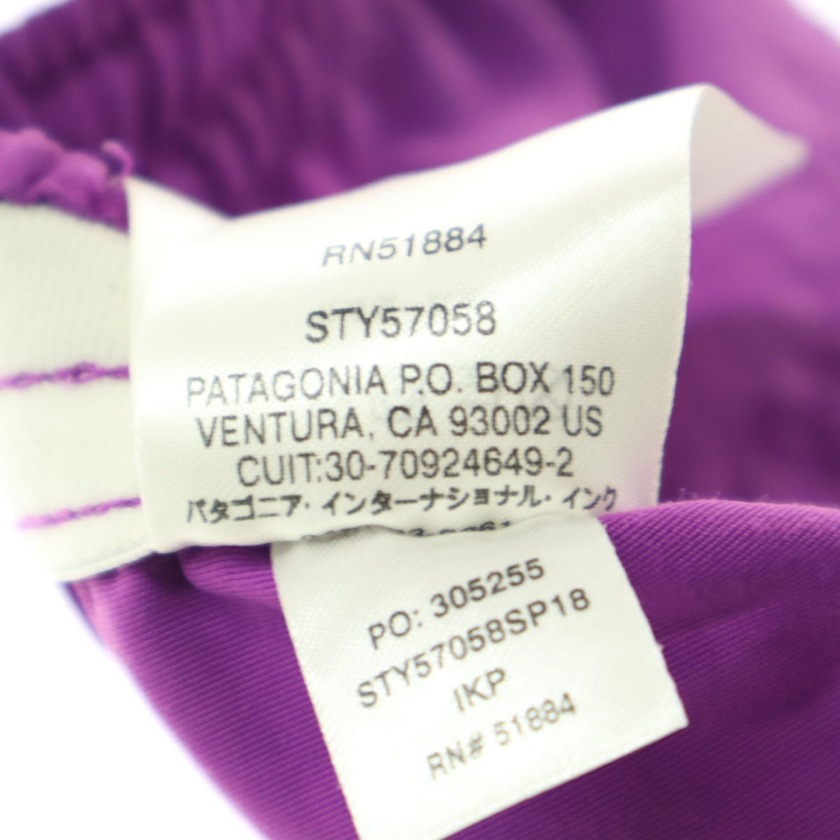 patagonia パタゴニア 薄手 ショートパンツ XS パープル パタゴニア・インターナショナル・インク レディース