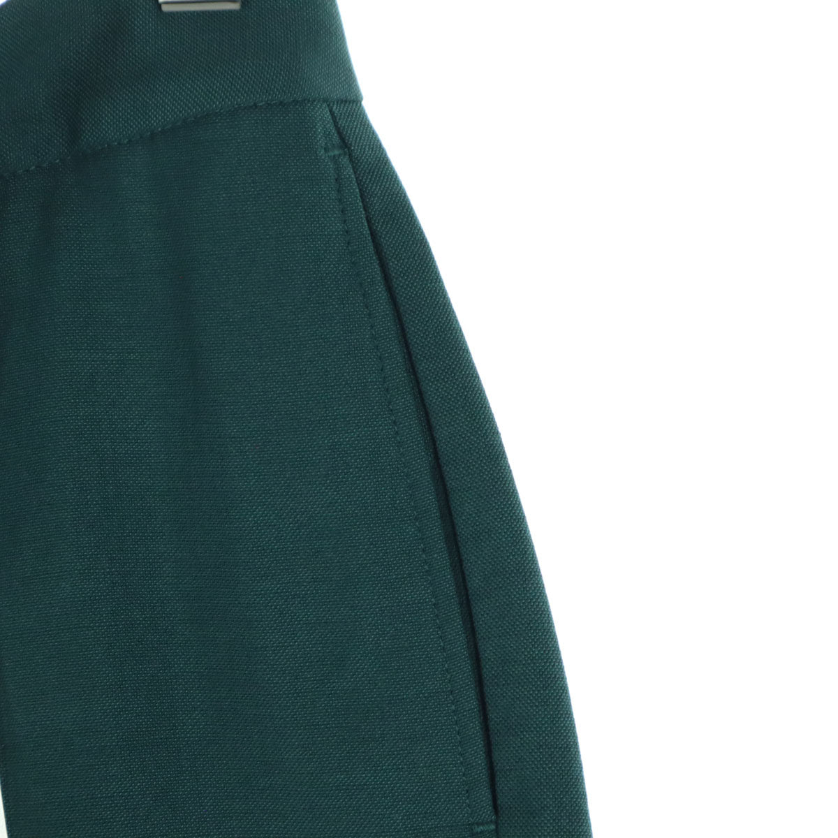 未使用 PLST プラステ テーパードパンツ L グリーン レディース