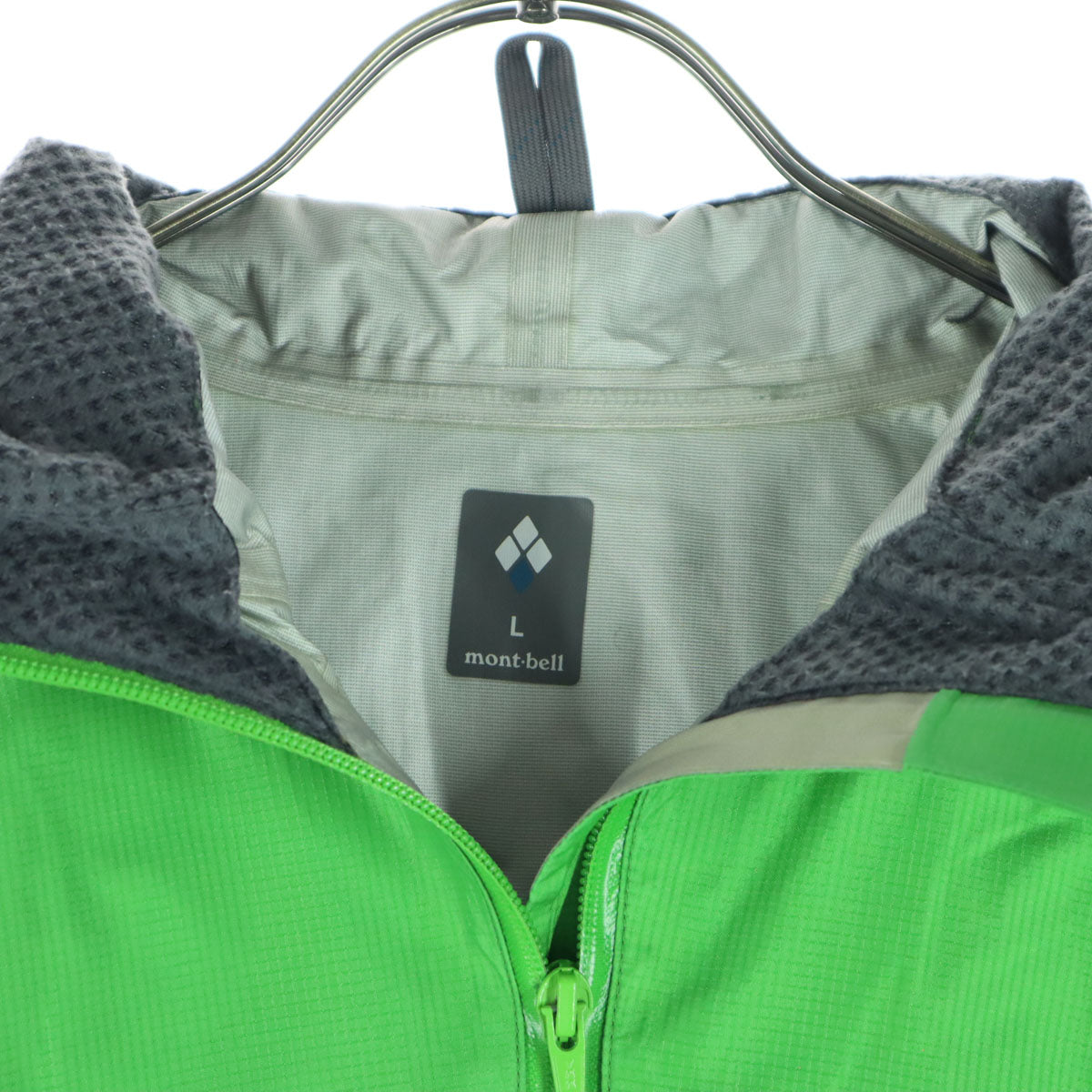 mont-bell モンベル GORE-TEX 長袖 レインダンサー ジャケット L グリーン マウンテンパーカー メンズ