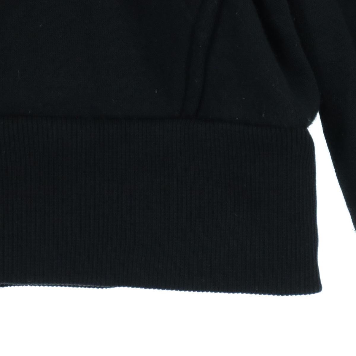 FRED PERRY フレッドペリー ワンポイント刺_ 長袖 パーカー L ブラック メンズ