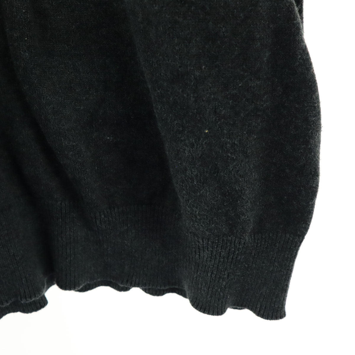 BORUSSIA DORTMUND ボルシアドルトムント エルボーパッチ ワンポイント刺繍 サッカー 長袖 Ｖネック ニット XXL グレー系 メンズ