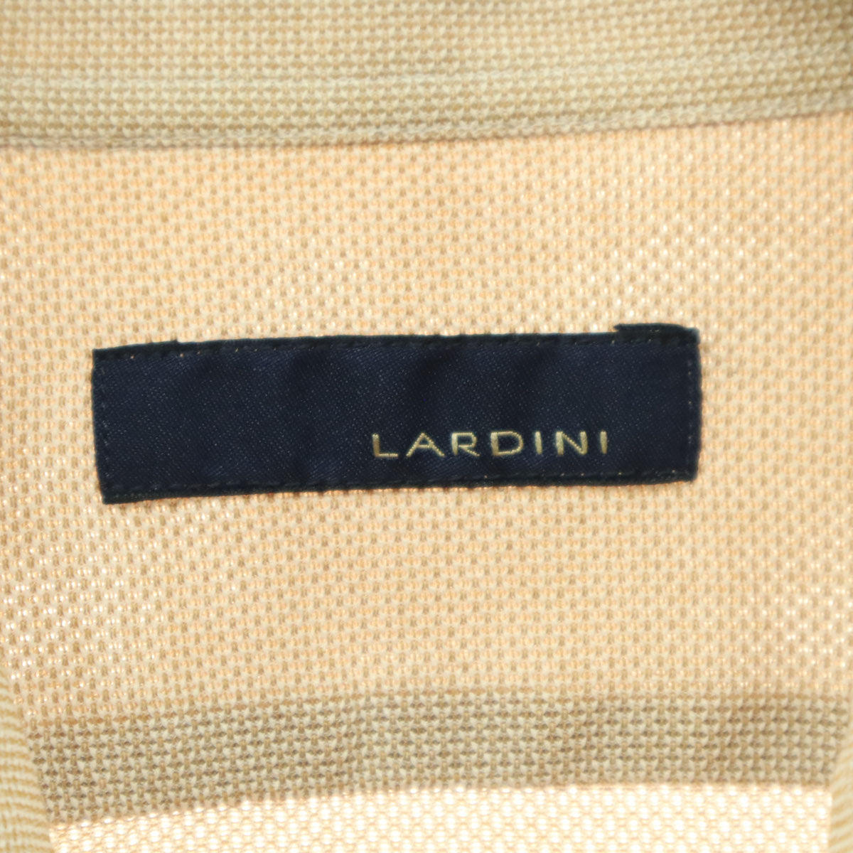 LARDINI ラルディーニ 長袖 シャツ 38 ベージュ メンズ