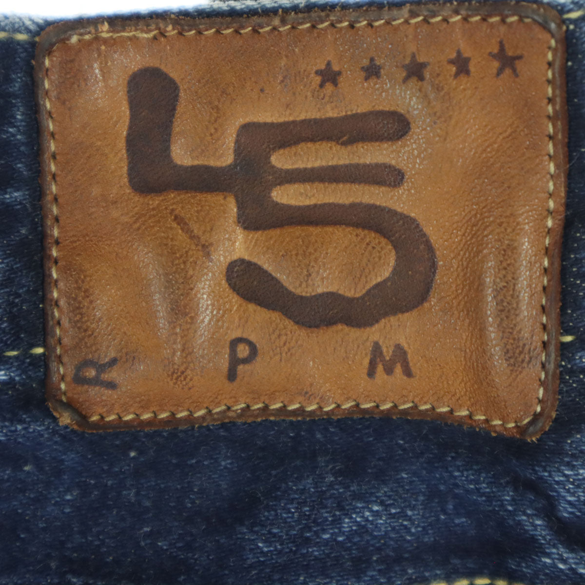 R by 45rpm フォーティファイブアールピーエム 日本製 デニムパンツ ブルー系 レディース