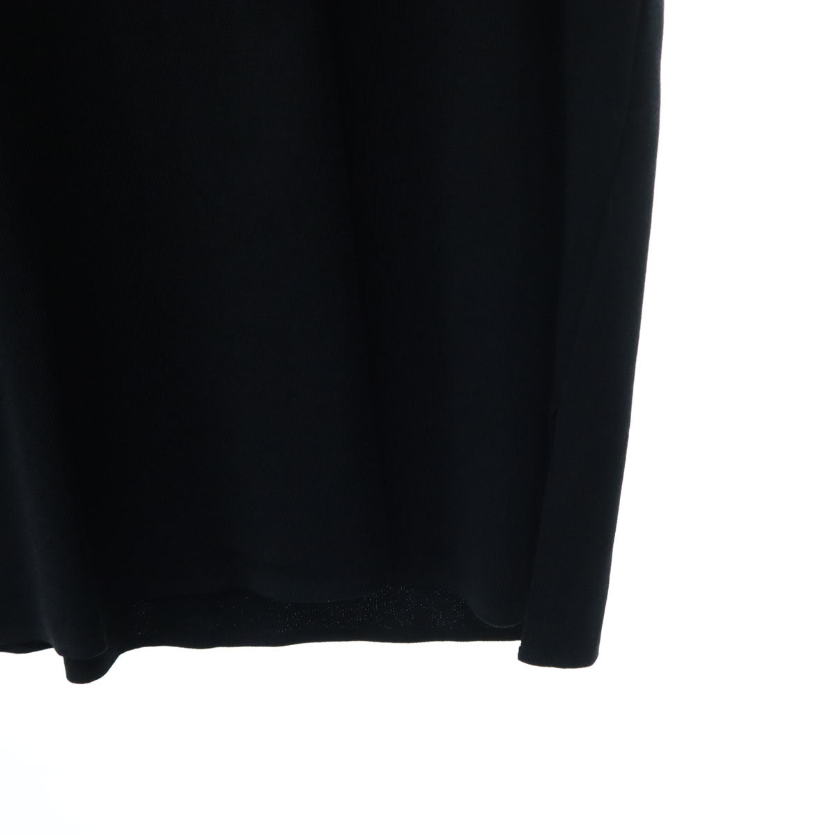 美品 Mila Owen ミラオーウェン ノースリーブ ハイゲージ 薄手 ニットベスト FREE ブラック 09WNT232010 レディース