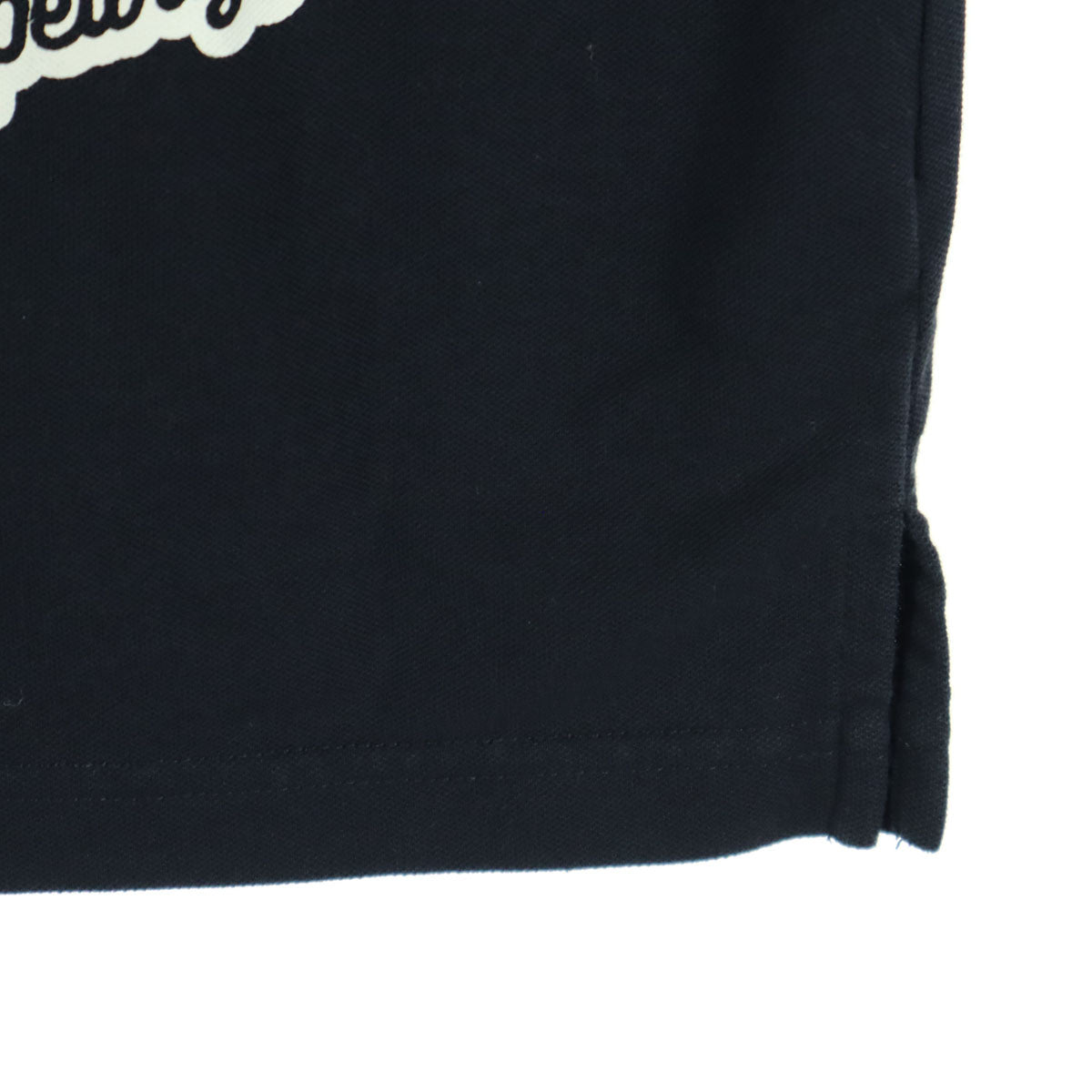 美品 PEARLY GATES パーリーゲイツ プリント ゴルフ 半袖 ポロシャツ 6 ブラック メンズ