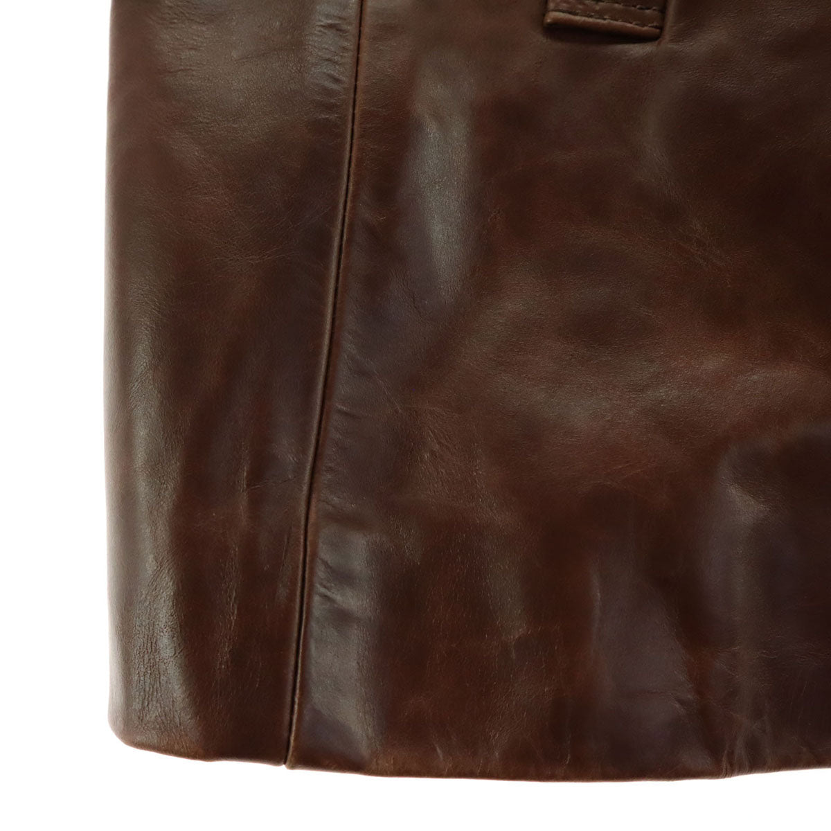 SCHAFFEN シャッフェン 馬革 レザーコート 4 ブラウン メンズ