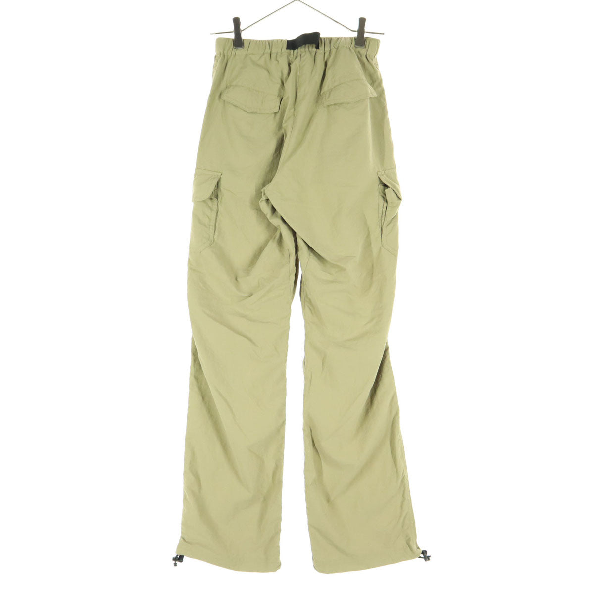 美品 MILLET ミレー ワンポイントロゴ ナイロン カーゴパンツ XS ブラウン アウトドア メンズ