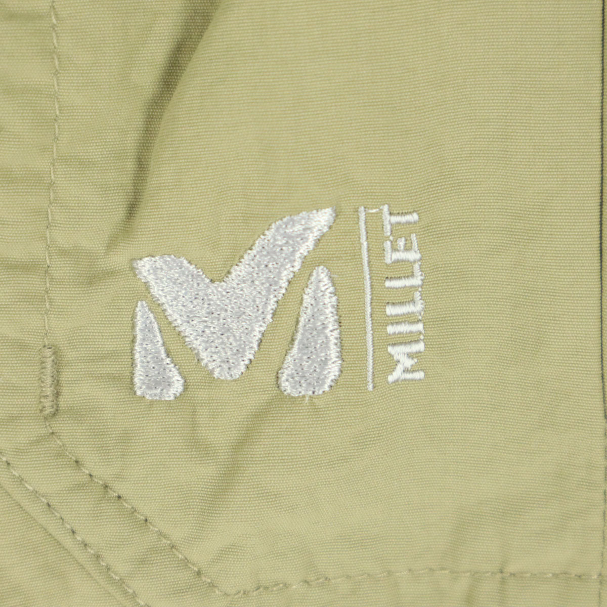 美品 MILLET ミレー ワンポイントロゴ ナイロン カーゴパンツ XS ブラウン アウトドア メンズ