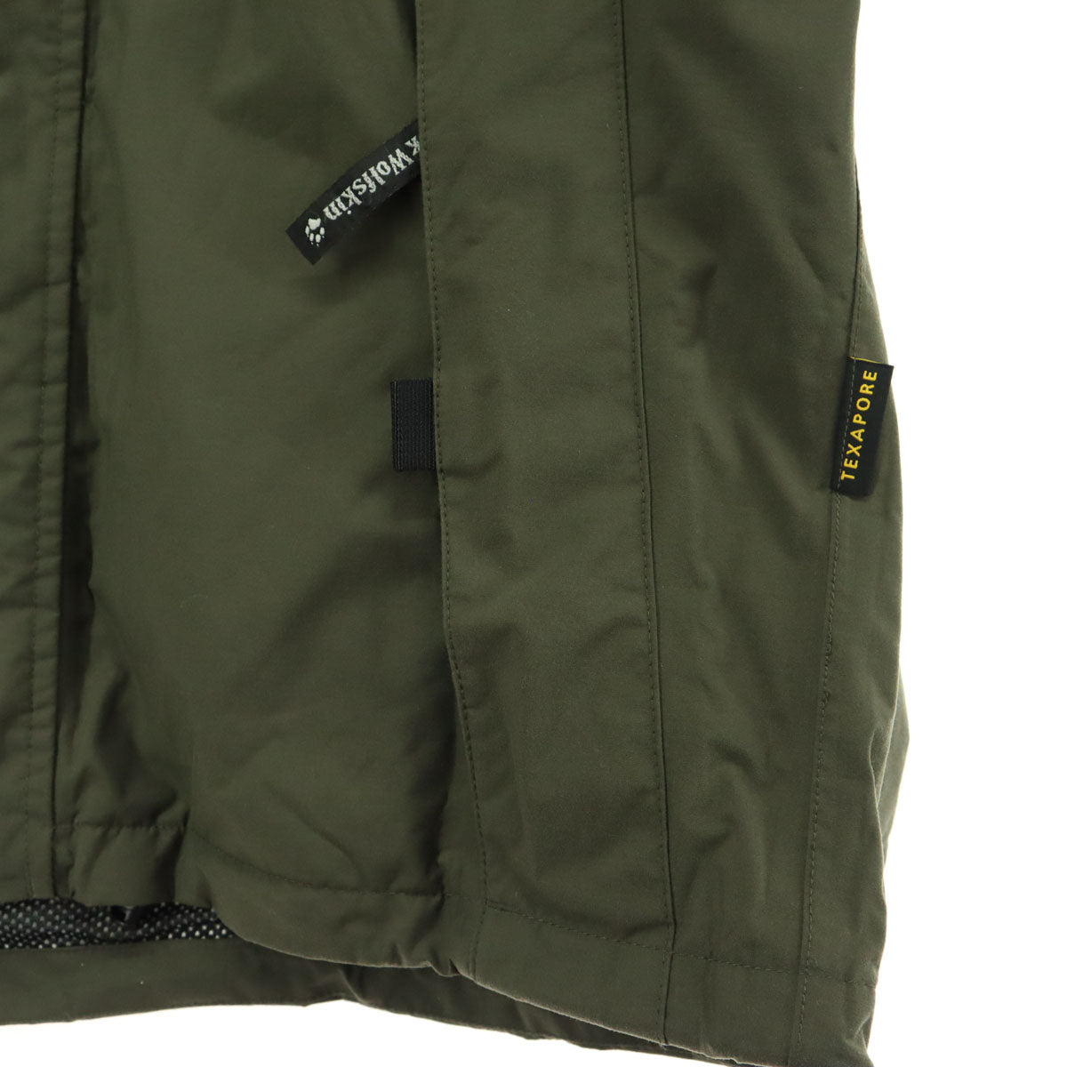 美品 Jack Wolfskin ジャックウルフスキン 長袖 マウンテンパーカー M カーキ メンズ