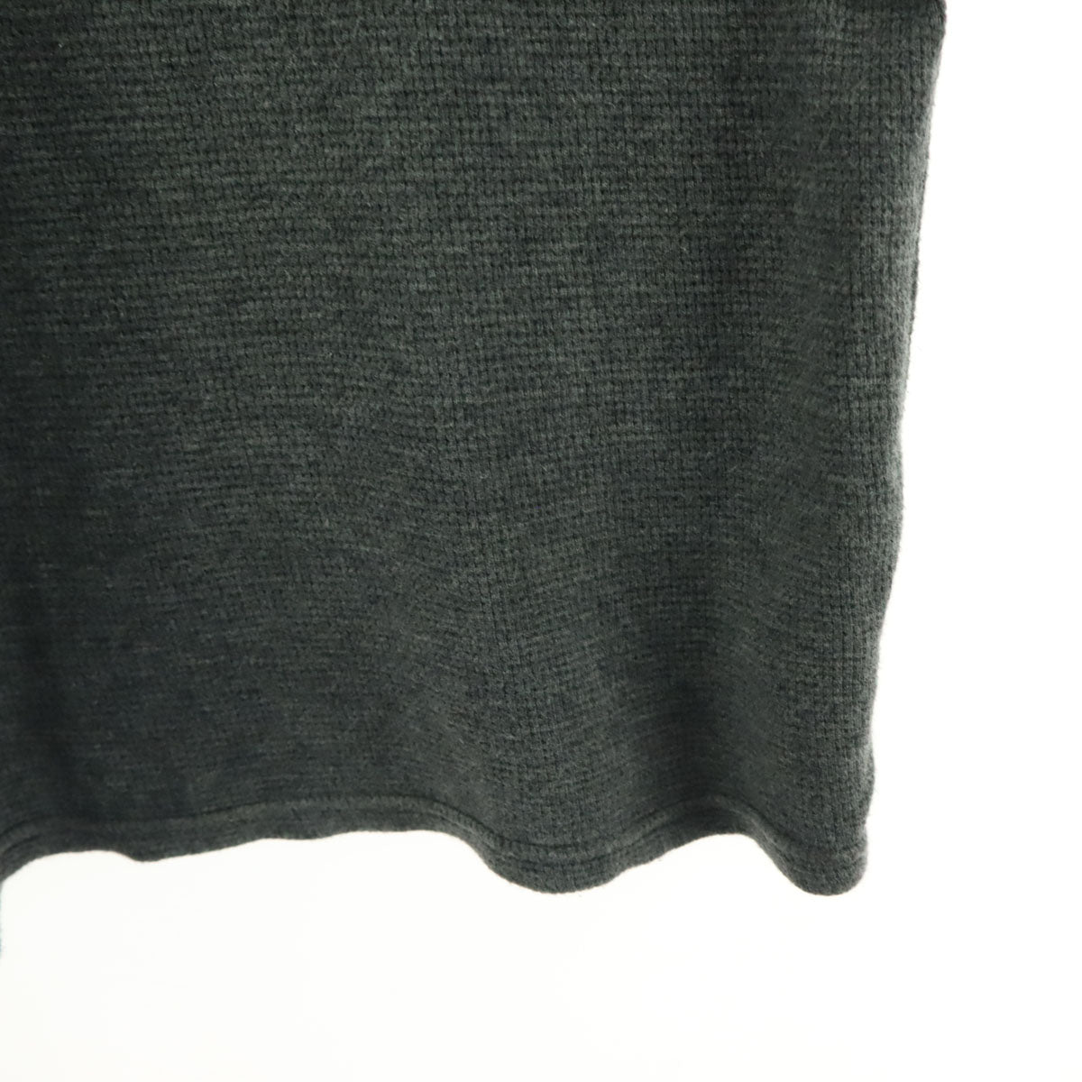 POLO RALPH LAUREN ポロラルフローレン ワンポイント刺繍 長袖 コットンニット セーター L グレー系 メンズ