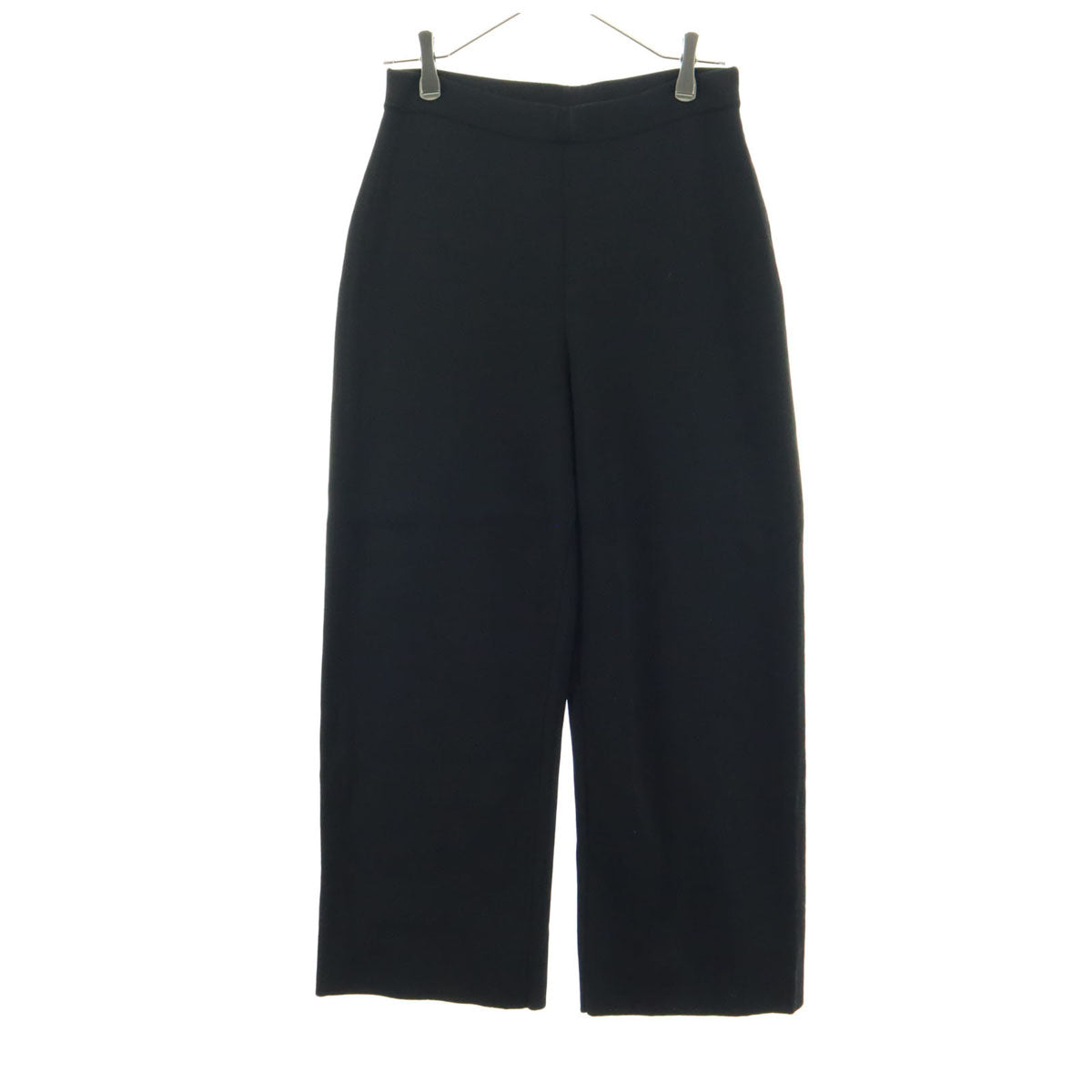 美品 MAXMARA STUDIO マックスマーラステュディオ ストレートパンツ ブラック レディース