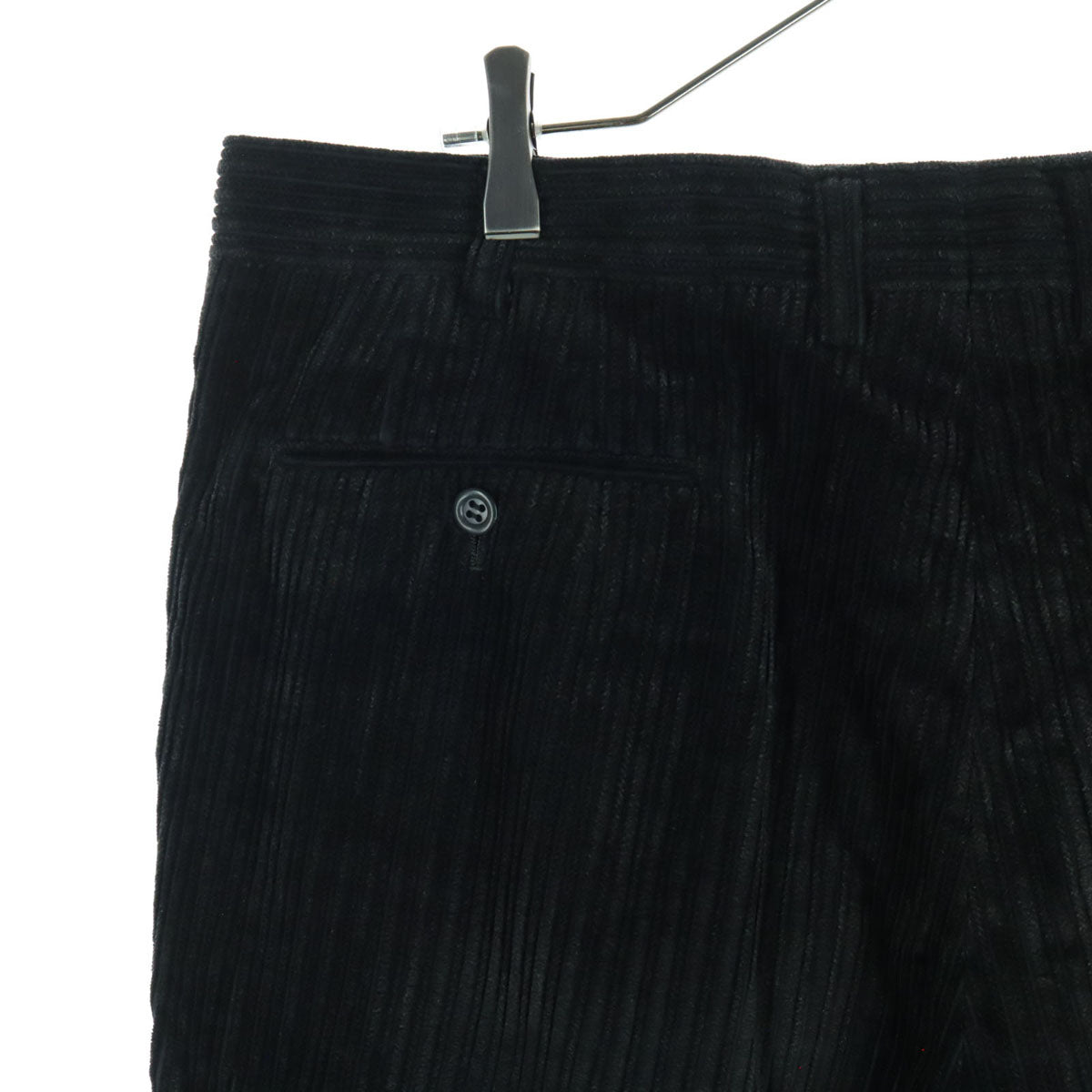 LANVIN CLASSIQUE ランバン クラシック 太畝 コーデュロイパンツ 97 ブラック メンズ