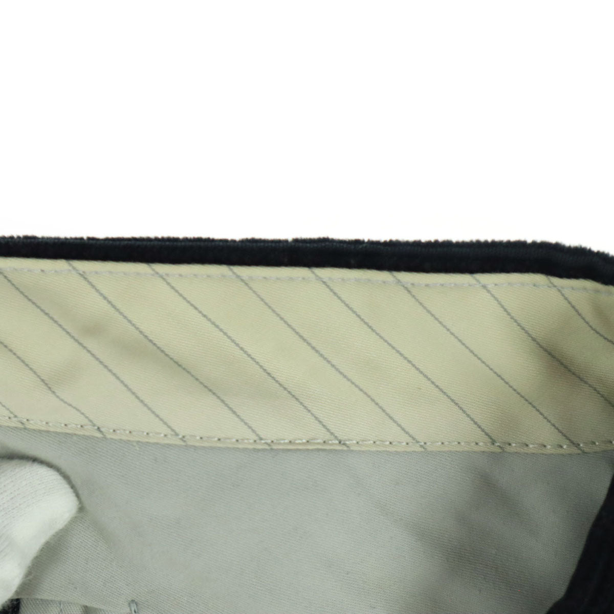 LANVIN CLASSIQUE ランバン クラシック 太畝 コーデュロイパンツ 97 ブラック メンズ