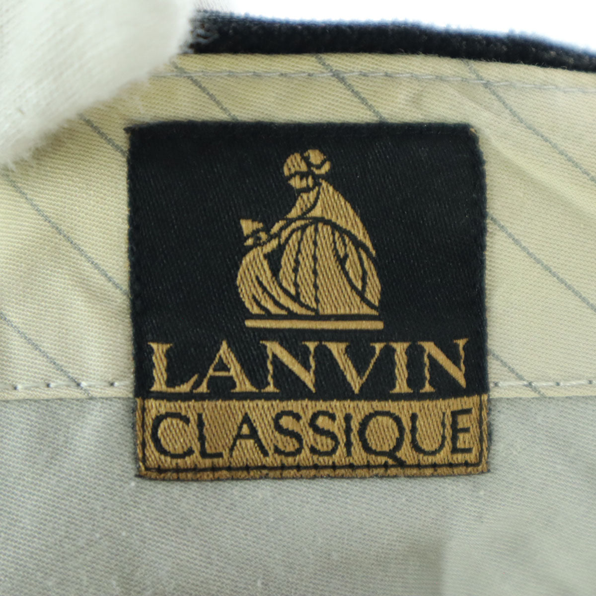 LANVIN CLASSIQUE ランバン クラシック 太畝 コーデュロイパンツ 97 ブラック メンズ