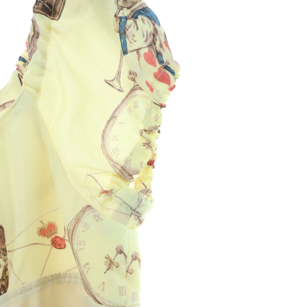 美品 EmilyTemple cute エミリーテンプルキュート パフスリーブ ミニワンピース アイボリー レディース