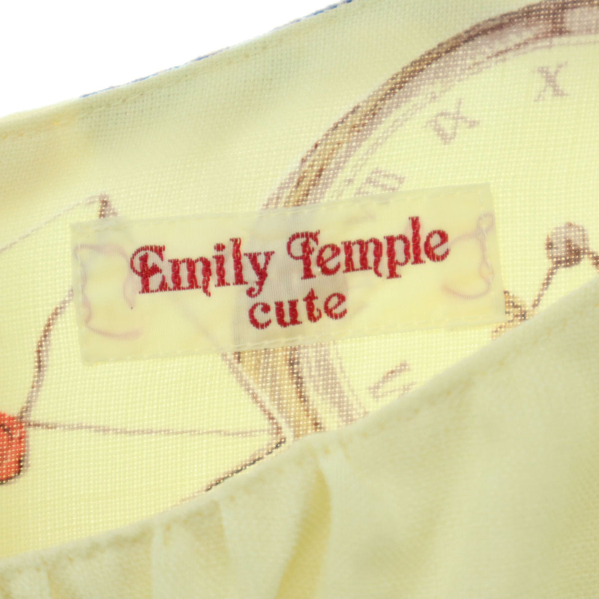 美品 EmilyTemple cute エミリーテンプルキュート パフスリーブ ミニワンピース アイボリー レディース