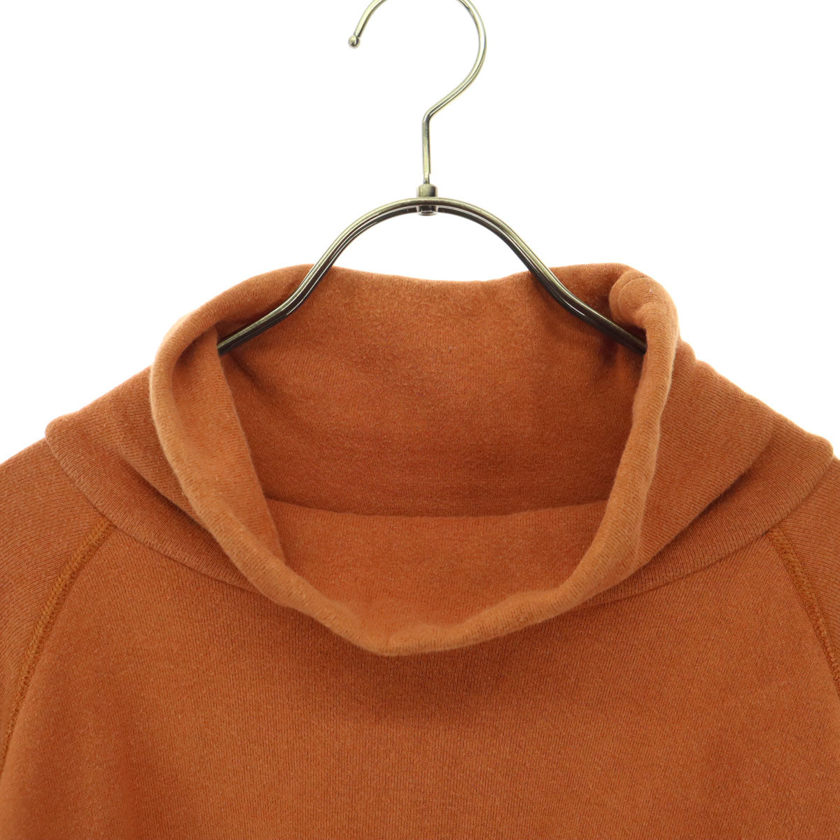Graphpaper グラフペーパー 日本製 長袖 オフネック トレーナー 1 オレンジ系 メンズ