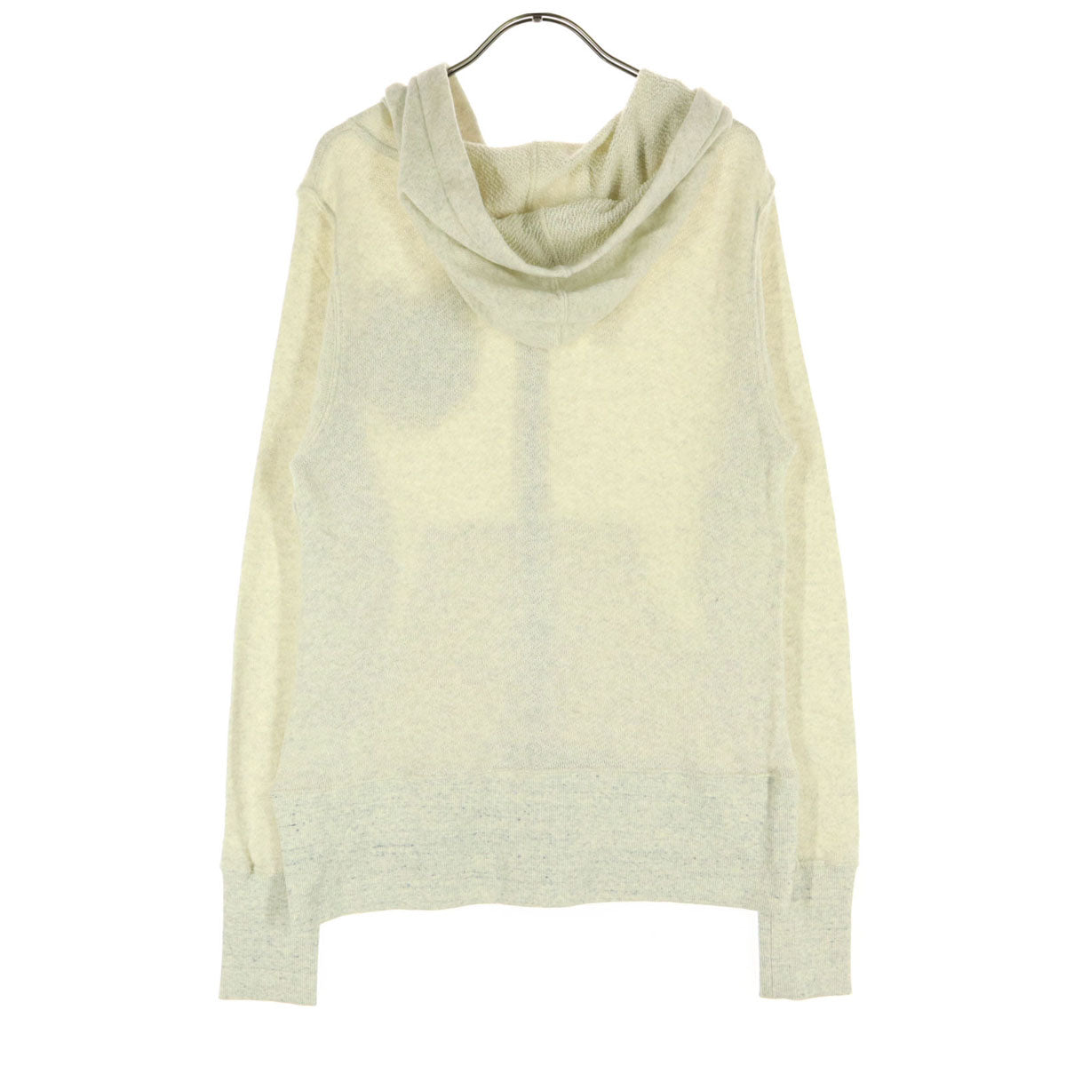 未使用 FINGER FOX AND SHIRTS フィンガーフォックスアンドシャツ 日本製 ワッペン 長袖 ジップパーカー M ホワイト系 メンズ