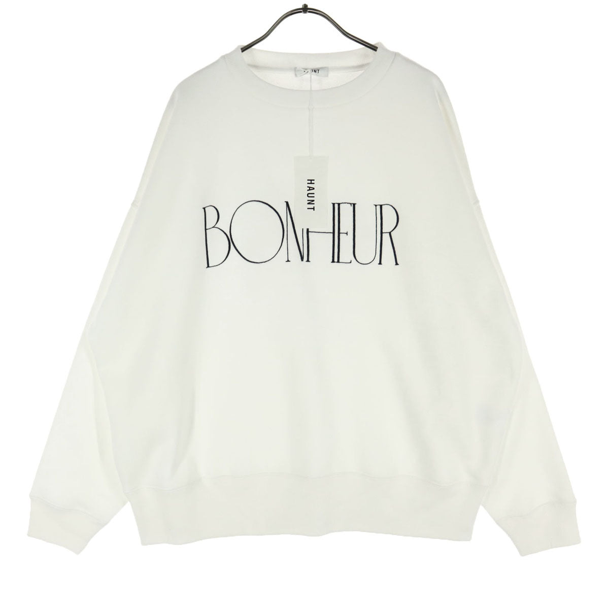 HAUNT ハウント 英字 長袖 トレーナー F ホワイト メンズ