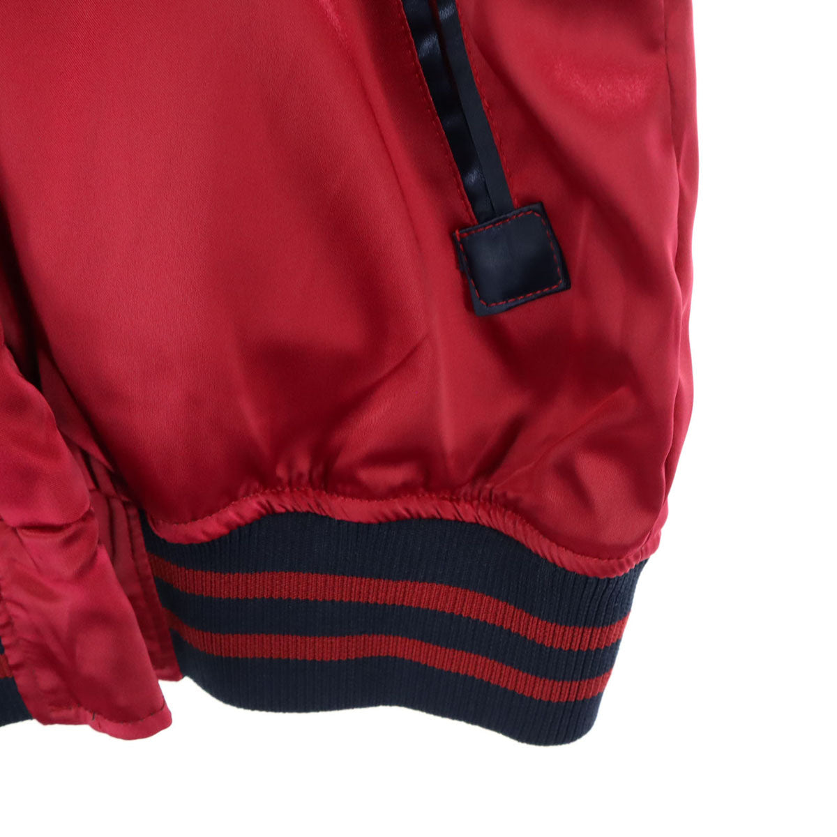 MIULIFE ミウライフ 刺繍 リバーシブル スカジャン L レッド メンズ