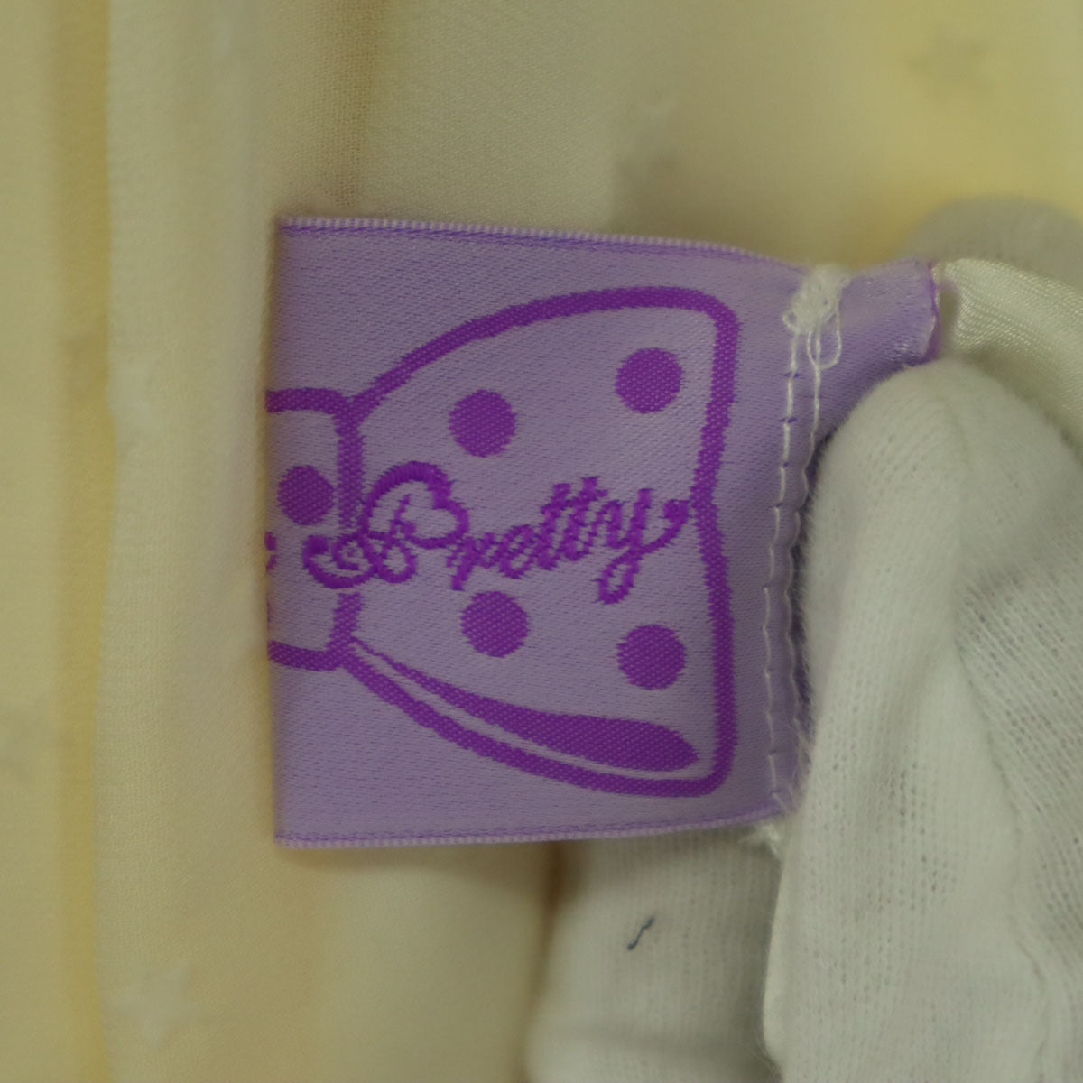 Angelic Pretty アンジェリックプリティ ほし柄 長袖 シアー 膝丈ワンピース アイボリー レース シースルー レディース