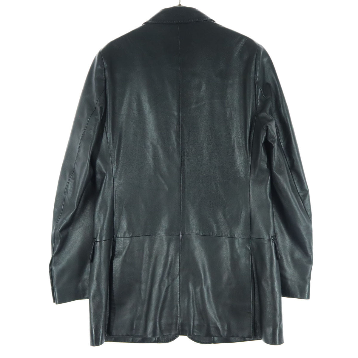 BALLY バリー イタリア製 長袖 レザージャケット 38 ブラック メンズ