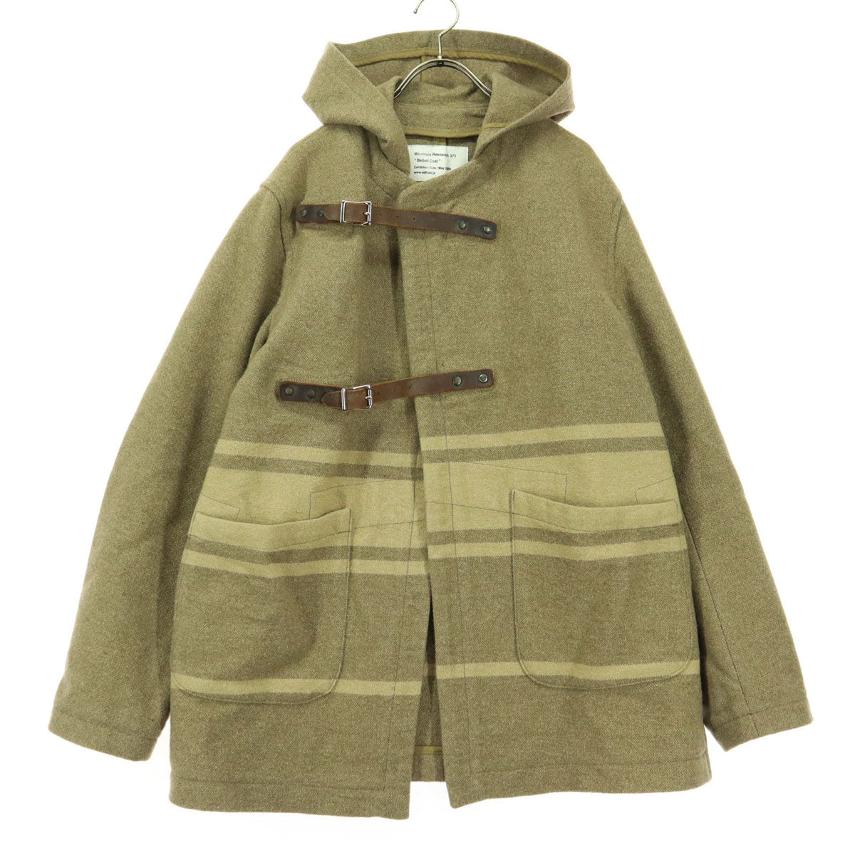 MOUNTAIN RESEARCH マウンテンリサーチ ルテッド コート S ブラウン フード付き メンズ