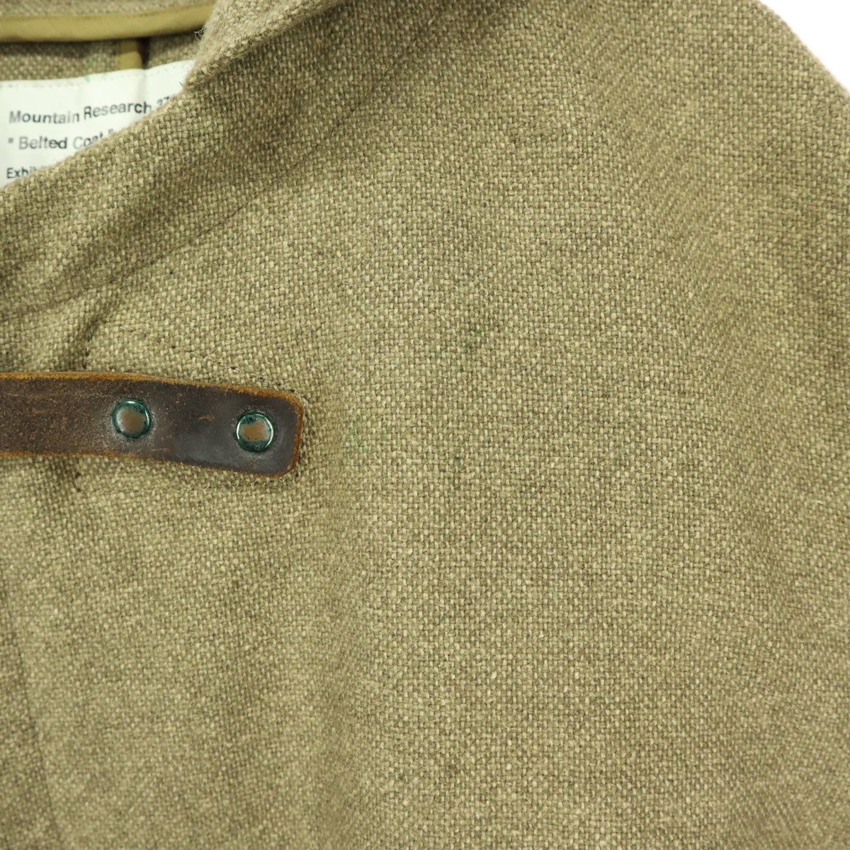 MOUNTAIN RESEARCH マウンテンリサーチ ルテッド コート S ブラウン フード付き メンズ