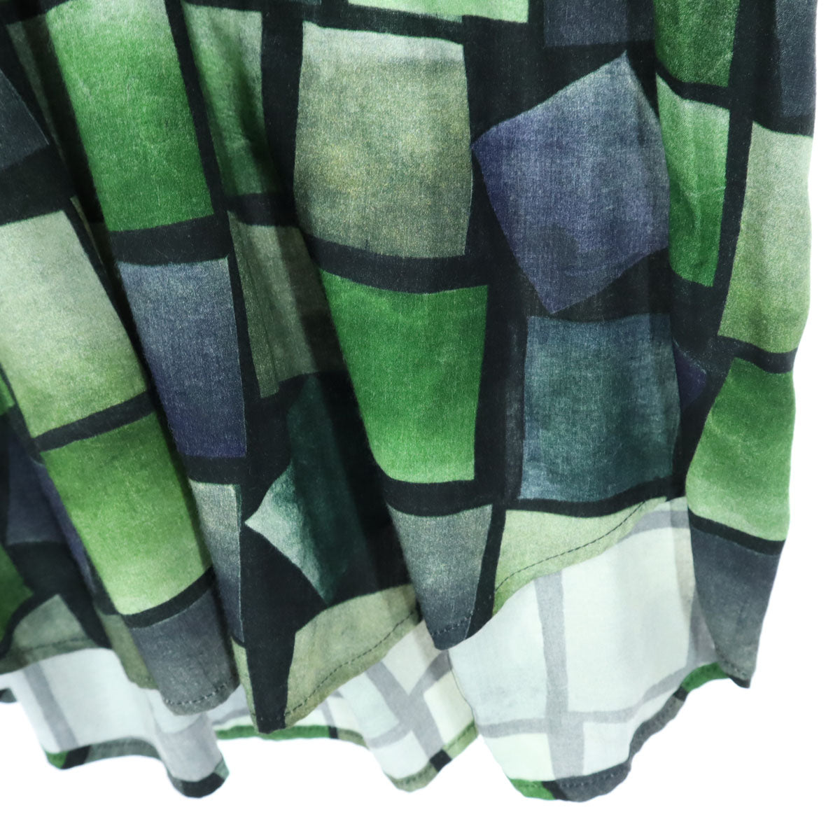 美品 Pal Zileri パルジレリ イタリア製 長袖 トロミ シャツ XL グリーン系 胸ポケット メンズ