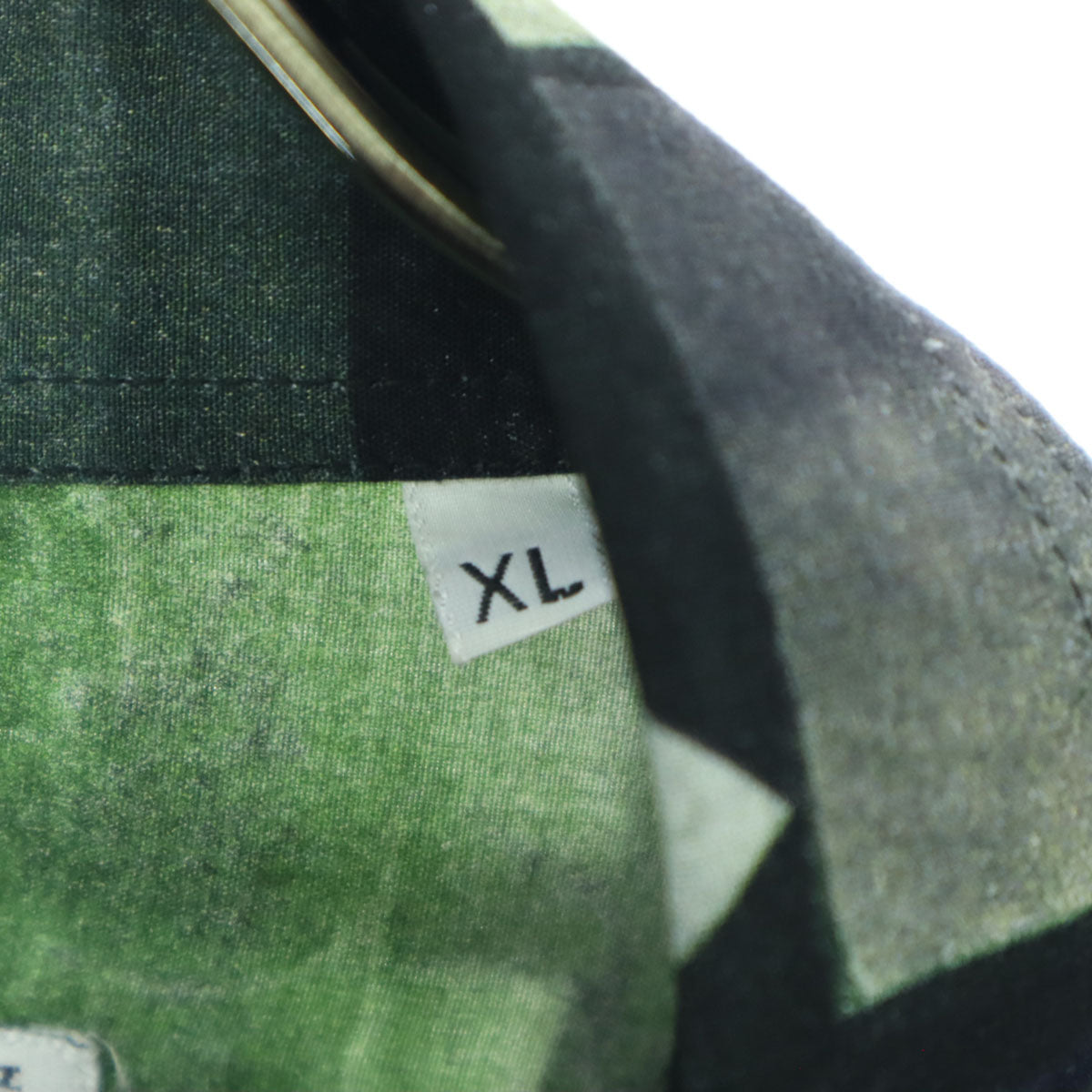 美品 Pal Zileri パルジレリ イタリア製 長袖 トロミ シャツ XL グリーン系 胸ポケット メンズ