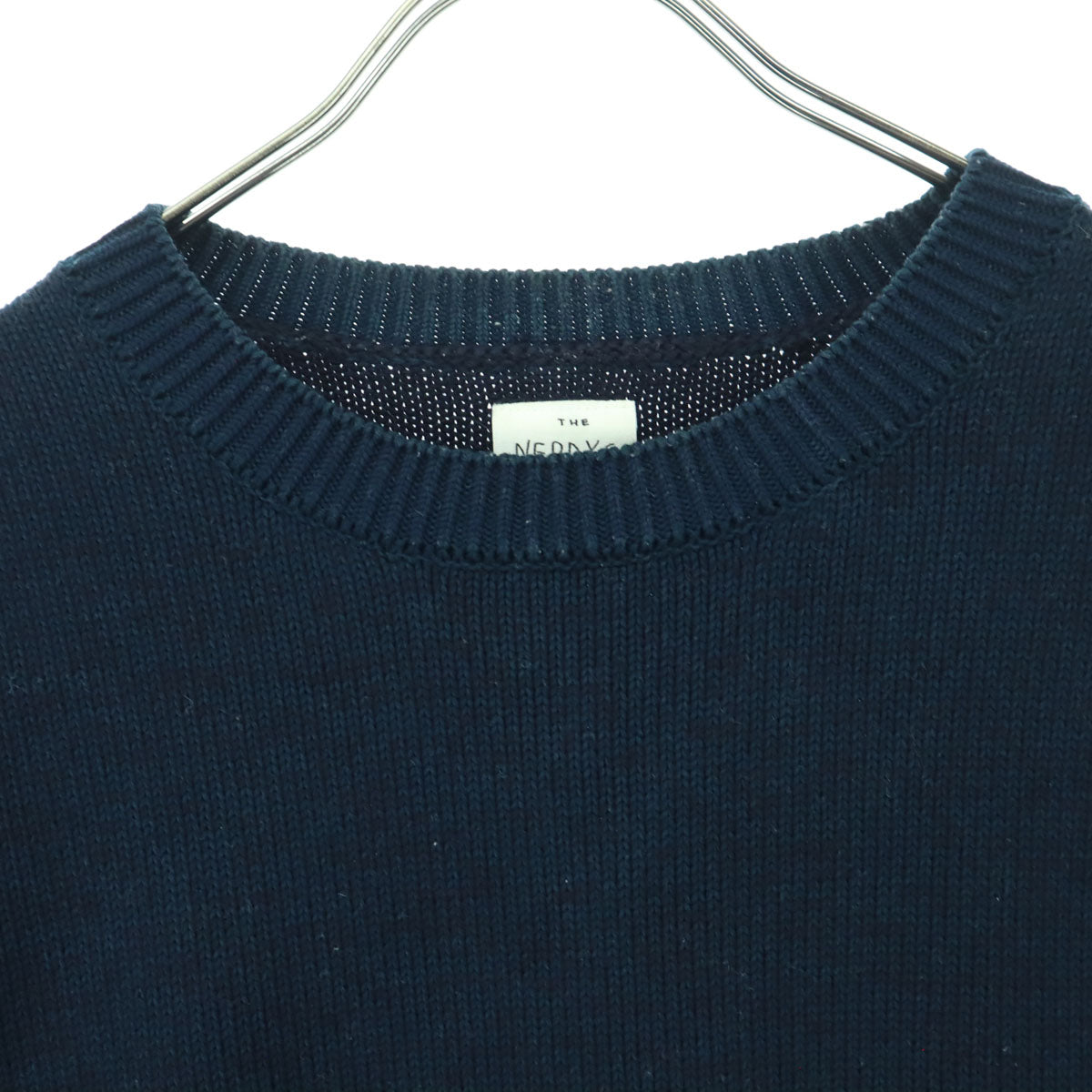 THE NERDYS ザナーディーズ 日本製 長袖 セーター M ネイビー メンズ