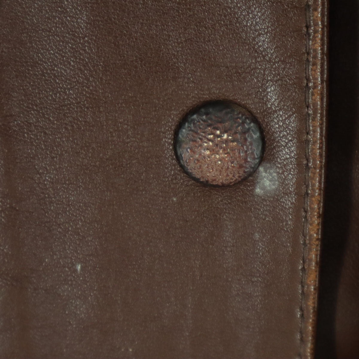 ArtesaniaTextil スペイン製 長袖 レザージャケット M ブラウン レディース