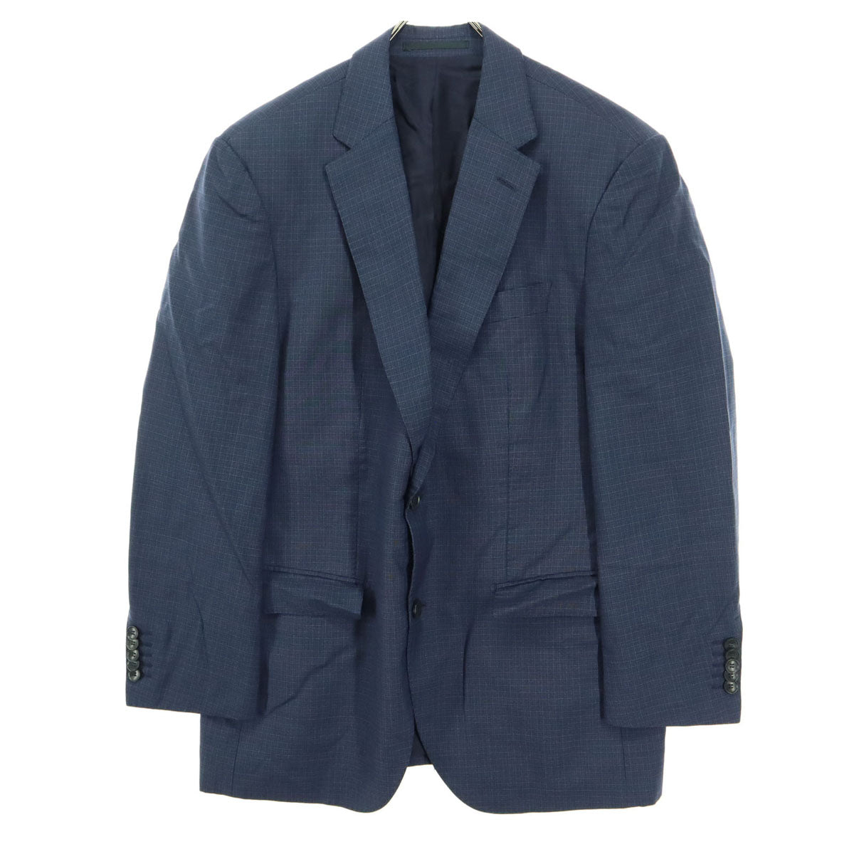 美品 HUGO BOSS ヒューゴボス 長袖 テーラードジャケット ネイビー メンズ