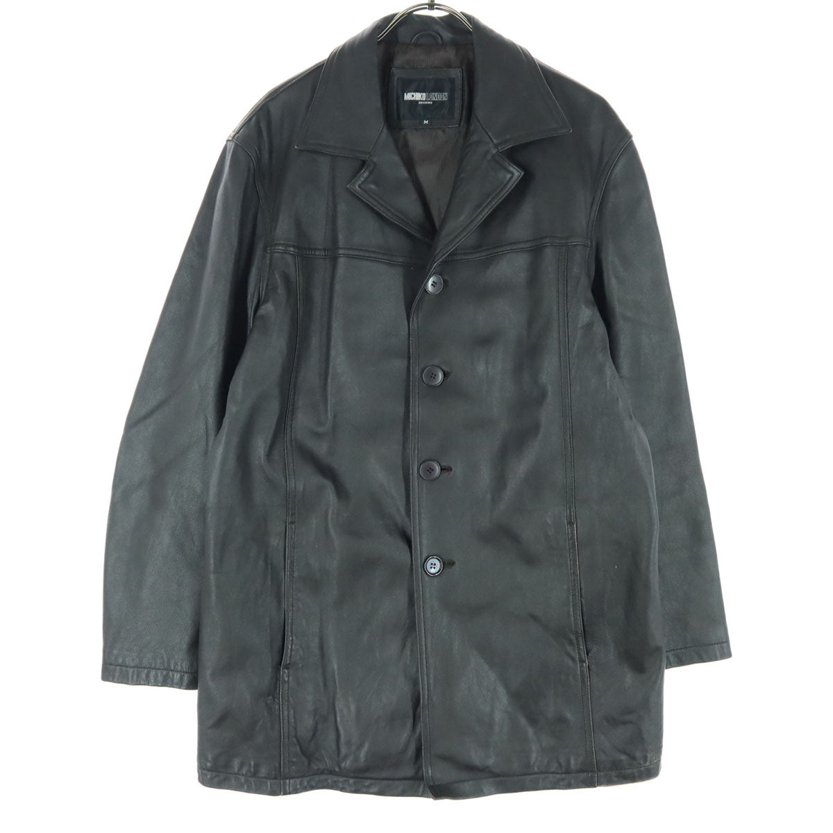 MICHIKO LONDON ミチコロンドン 長袖 レザージャケット M ブラウン メンズ
