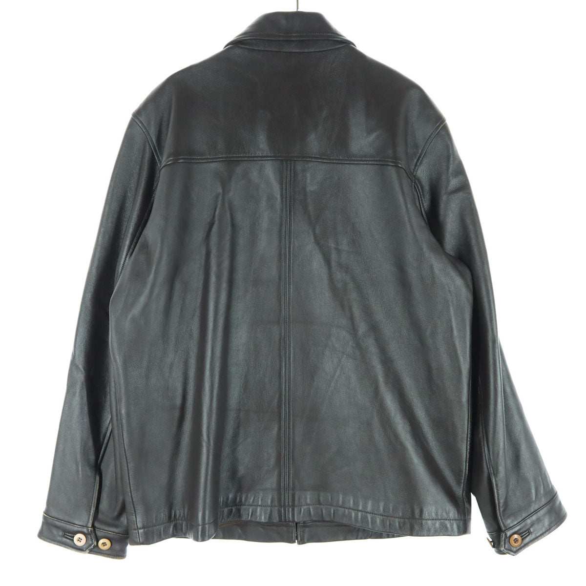 ALLEN JOLLY アレンジョリー 長袖 レザージャケット L ブラウン メンズ