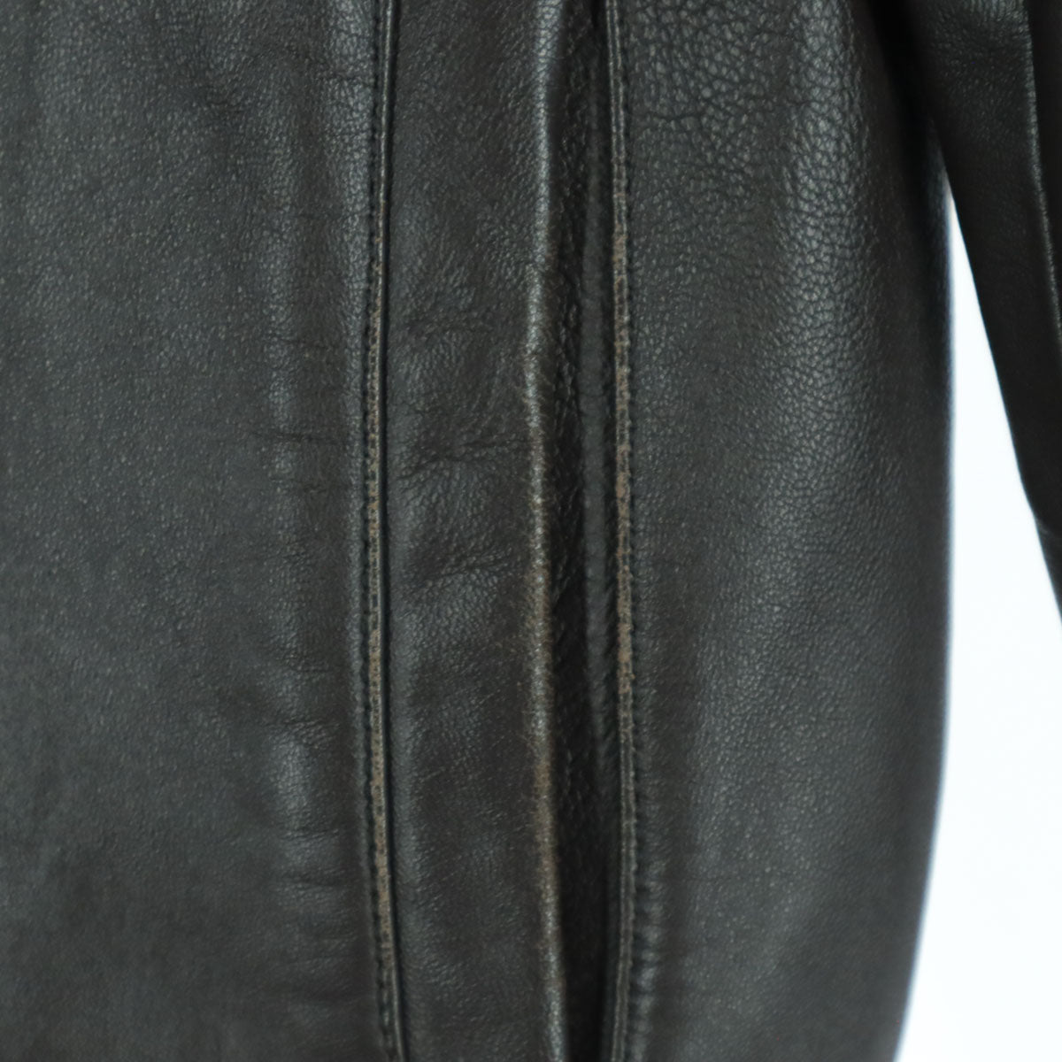 ALLEN JOLLY アレンジョリー 長袖 レザージャケット L ブラウン メンズ