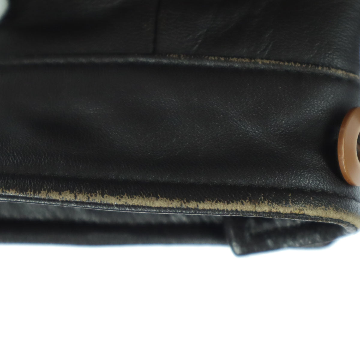 ALLEN JOLLY アレンジョリー 長袖 レザージャケット L ブラウン メンズ