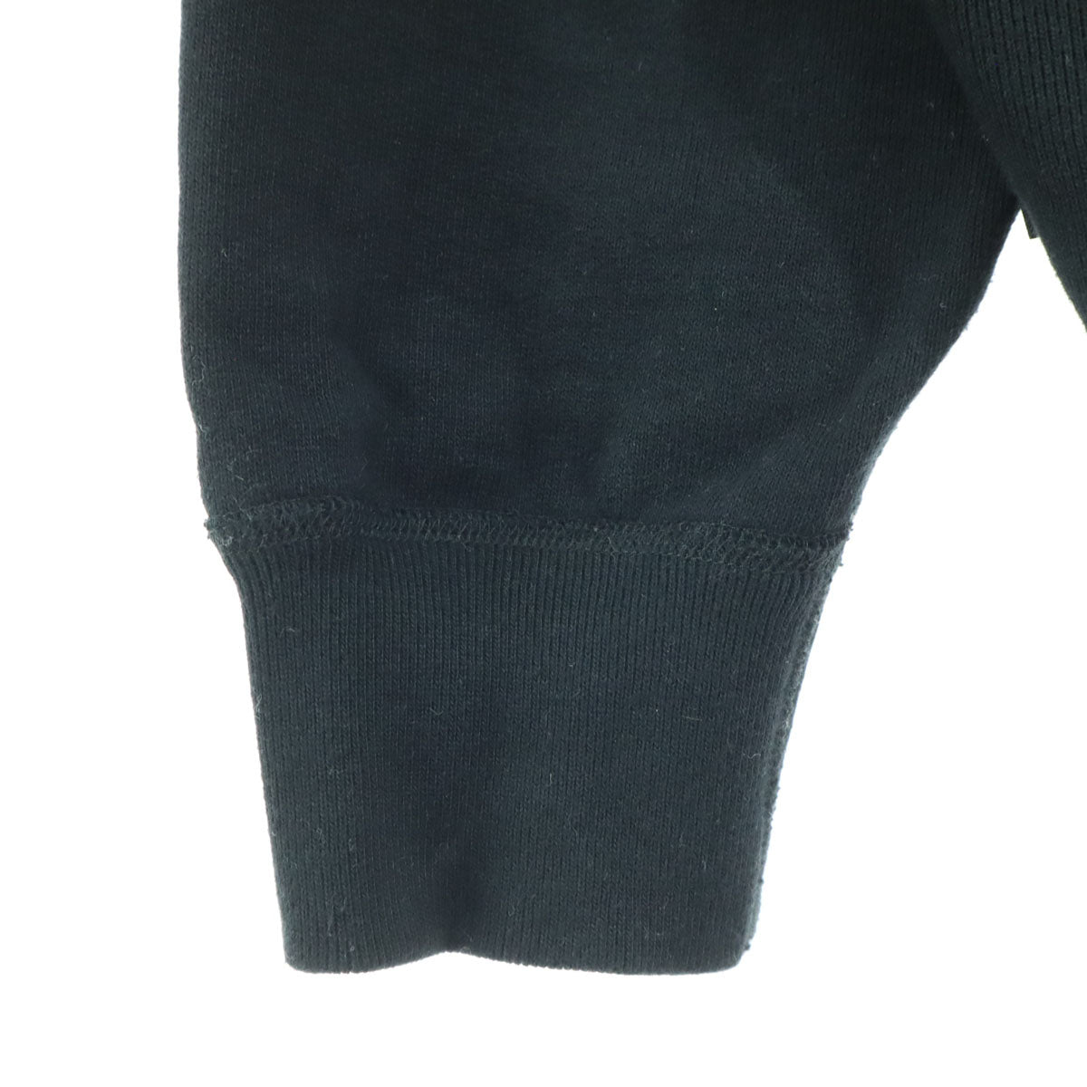 YELLO イエロ 日本製 裏起毛 英字 長袖 パーカー 3 ブラック メンズ