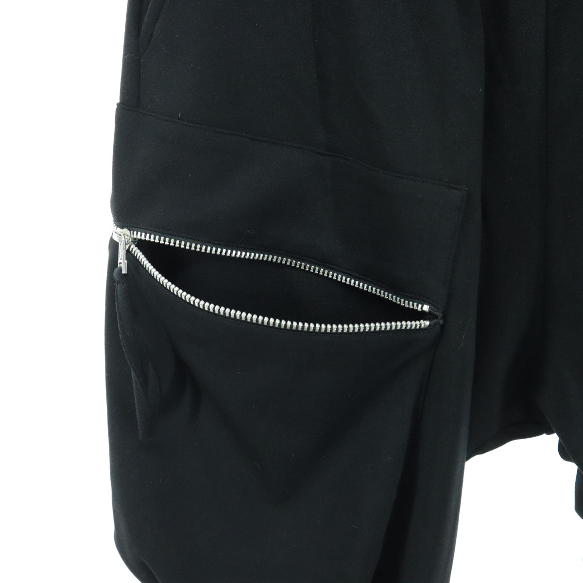 美品 AS SUPER SONIC アズスーパーソニック 日本製 サルエルパンツ F ブラック メンズ