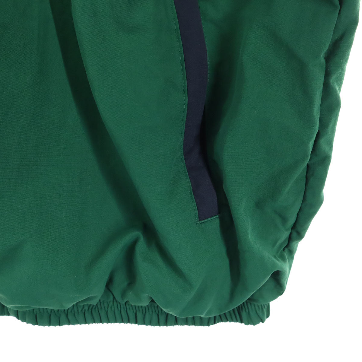 美品 adidas アディダス トレフォイルロゴ ツートンカラー 長袖 ナイロンジャケット L グリーン メンズ