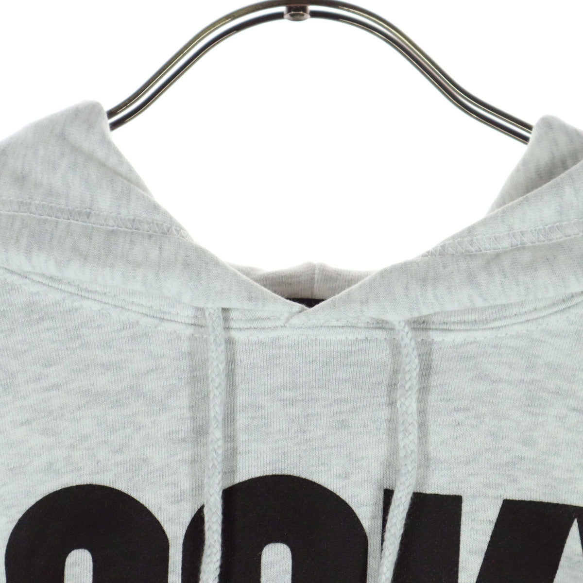 美品 HARDCORE CHOCOLATE ハードコアチョコレート ビッグプリント 長袖 パーカー XL グレー ROCKY BALBOA メンズ