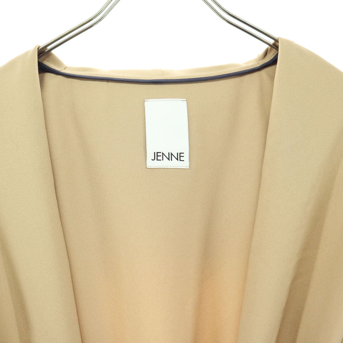 未使用 JENNE ジェンヌ 長袖 ロングコート M ベージュ レディース